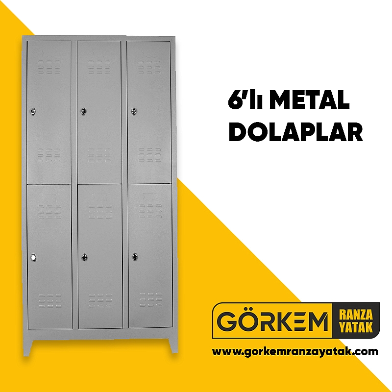 Altı'lı Metal Dolaplar