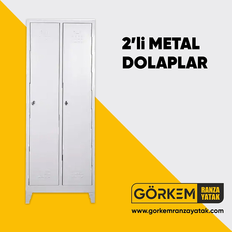 İki'li Metal Dolaplar